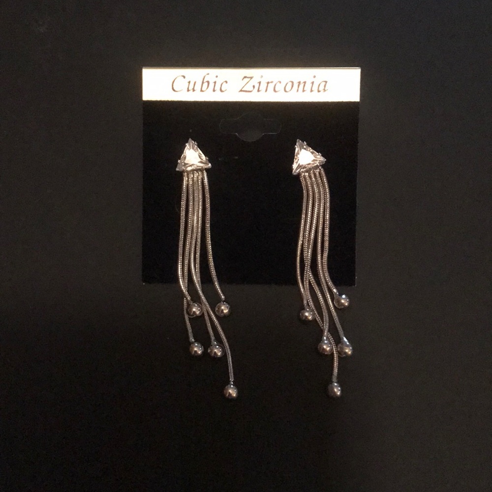 Cubic zirconia earrings